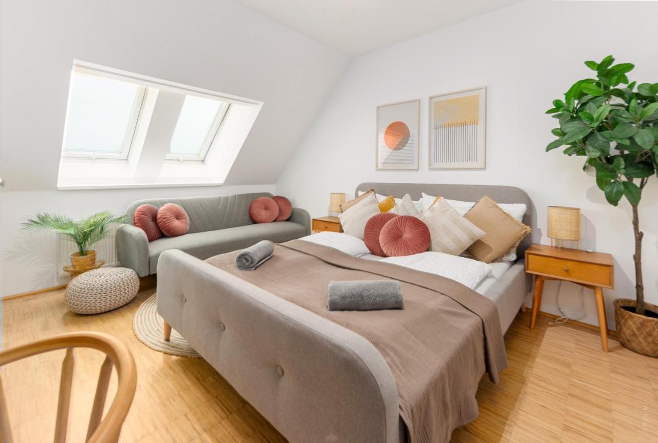 Penthouse, 3 Separate Bedrooms, 2 Min To U6 Nussdorfer Strasse Wien Exterior foto