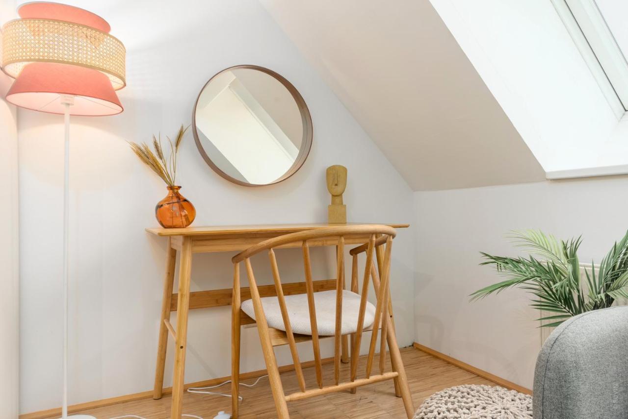 Penthouse, 3 Separate Bedrooms, 2 Min To U6 Nussdorfer Strasse Wien Exterior foto